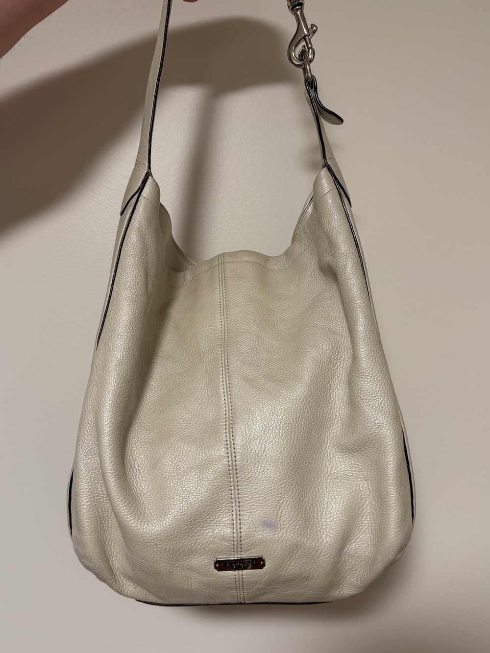 COACH Hobo Shoulder Bag - Cream